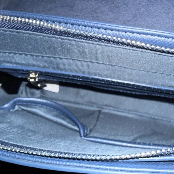 Elegant Navy Blue Women's Bag - Picture 4 of 5